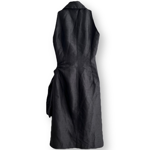 90s/Y2K Vintage Japanese designer Novespazio X Noboru Yamafuji black wrap dress - Picture 4 of 5